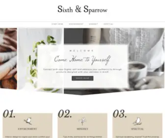 Sixthandsparrow.com(Sixth & Sparrow) Screenshot