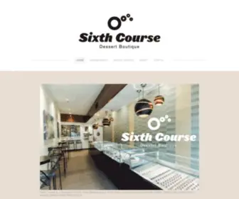 Sixthcourse.com(Sixth Course Artisan Confections) Screenshot