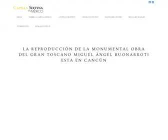 Sixtinaenmexico.com(Capilla Sixtina en Mexico) Screenshot