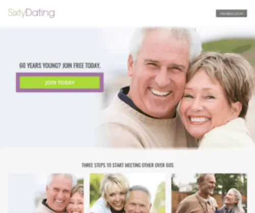 Sixtydating.com(Dating for Over 60s in the UK) Screenshot