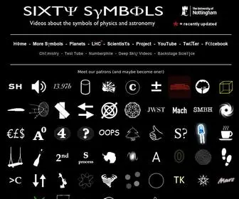 Sixtysymbols.com(Sixty Symbols) Screenshot