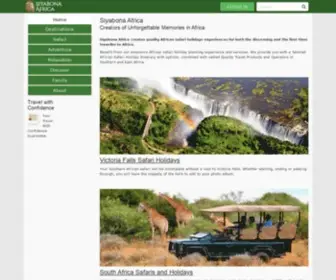 Siyabona.com(African Safari Holidays) Screenshot