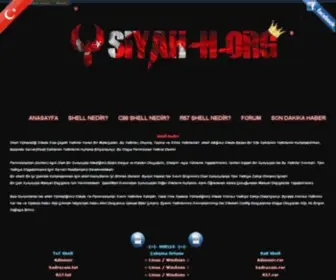 Siyah-H.org(Sosyal medya hizmetleri) Screenshot