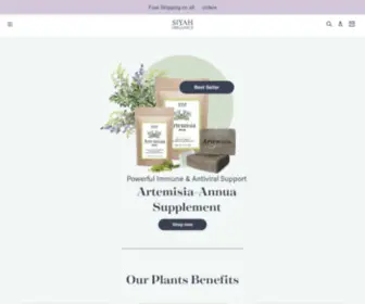 Siyah-Organics.com(Natural Medicine) Screenshot