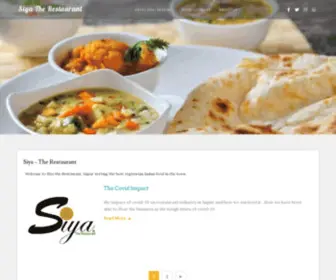 Siyatherestaurant.com(Siya The Restaurant) Screenshot