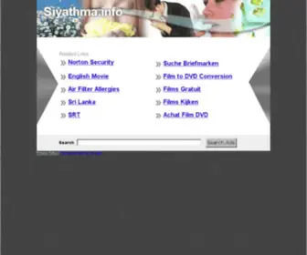Siyathma.info(The Leading SIY Asthma Site on the Net) Screenshot