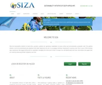 Siza.co.za(Sustainable Ethical Trade and Environmental Stewardship) Screenshot