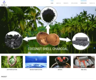 Sizaga.com(Coconut Shell Charcoal & Shisha/Hooka Charcoal) Screenshot