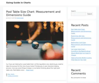 Size-Chart.com(Sizing Guide in Charts) Screenshot