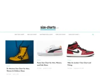 Size-Charts.com(When size matters) Screenshot