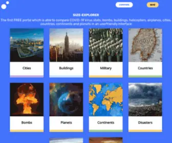 Size-Explorer.com(Size Explorer) Screenshot