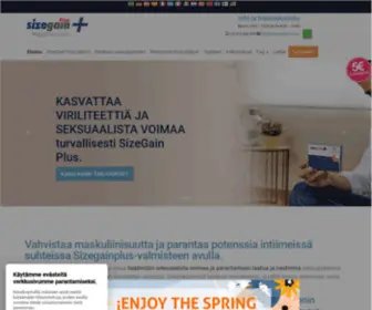 Sizegainpills-Suomi.com(Virallinen Size Gain pills kauppa) Screenshot