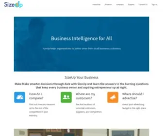 Sizeup.com(Small Business Intelligence) Screenshot