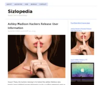 Sizlopedia.com(Mostly Tech & Everything) Screenshot
