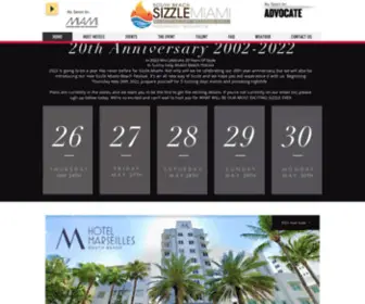 Sizzlemiami.com(HOME) Screenshot