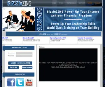 Sizzlezing.com(Web Hosting Services) Screenshot