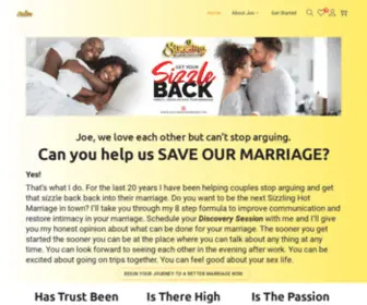 Sizzlinghotmarriage.com(Saving Marriages from the Brink of Divorce) Screenshot