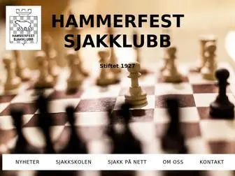 Sjakklubb.no(Hammerfest Sjakklubb) Screenshot