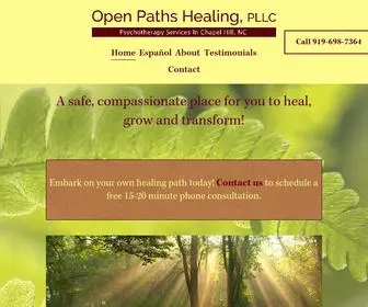 Sjanssenlcsw.com(Open Paths Healing PLLC) Screenshot