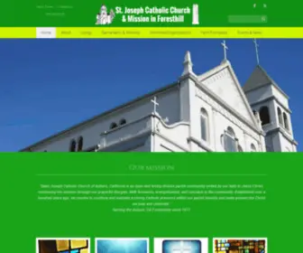 Sjauburncatholic.com(St Joseph Catholic Church) Screenshot