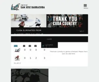 Sjbarracuda.com(San Jose Barracuda) Screenshot