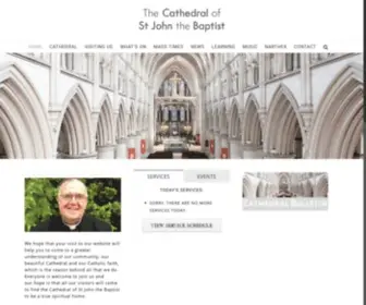 SJbcathedral.org.uk(The Catholic Cathedral of St John the Baptist) Screenshot