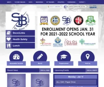 SJBHSchool.org(Catholic Education) Screenshot