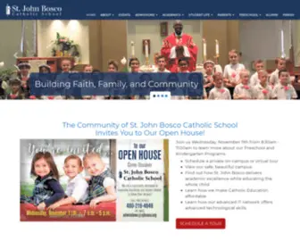 Sjbosco.org(John Bosco Catholic School) Screenshot