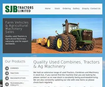 SJBtractors.co.uk(SJB Tractors Ltd) Screenshot