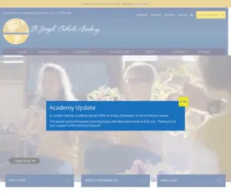 Sjcalic.org(St. Joseph Catholic Academy Long Island City) Screenshot