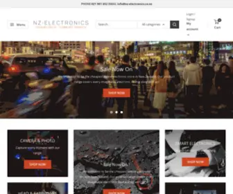 Sjcam.co.nz(NZ Electronics) Screenshot