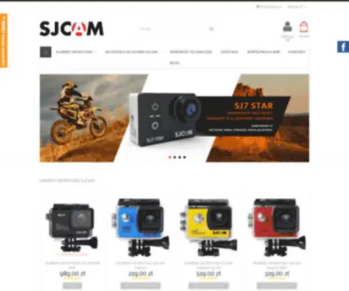 SjcamHD.com.pl(Kamery sportowe SJCAM) Screenshot