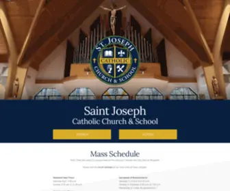 SJCCS.net(Saint Joseph Catholic Church and School) Screenshot