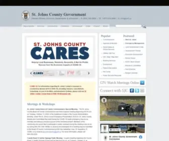 SJCFL.us(Johns County Government) Screenshot