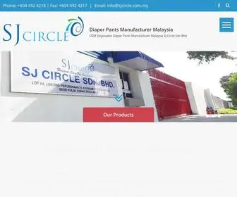 Sjcircle.com.my(OEM Disposable Diaper Pants Manufacturer Malaysia SJ Circle Sdn Bhd) Screenshot