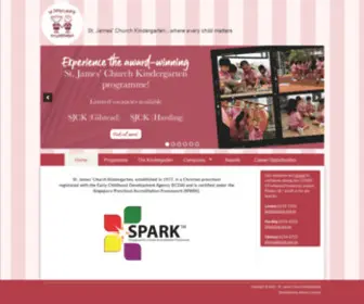 SJCK.org.sg(James' Church Kindergarten...where every child matters) Screenshot