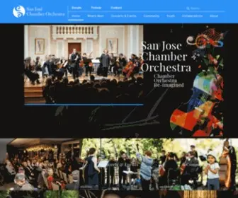 Sjco.org(San José Chamber Orchestra) Screenshot