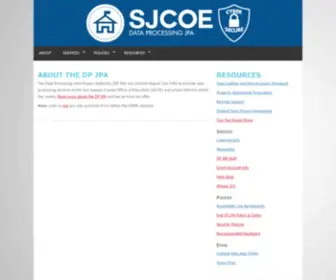 Sjcoe.net(San Joaquin County Office of Education) Screenshot