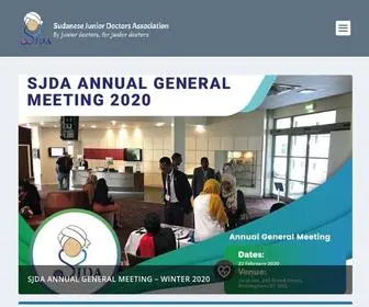 Sjda.uk(SJDA-UK (Sudanese Junior Doctors Association UK)) Screenshot