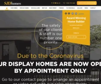 SJdhomes.com.au(SJD Homes) Screenshot