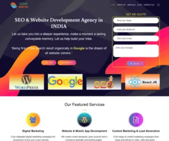 SJDmdigital.com(The Leading Web Design Company in India) Screenshot