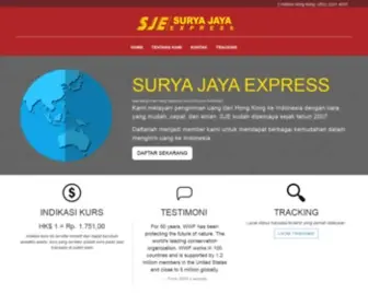 Sjehk.com(Surya Jaya Express) Screenshot