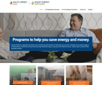 SJgsaveenergy.com(South Jersey Gas) Screenshot