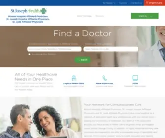 Sjhap.org(PSJH Affiliated Physicians. Our compassionate medical staff) Screenshot