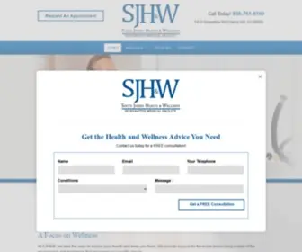 Sjhealthwellness.com(Pain Management Specialist & Chiropractic Health Care in Marlton & Voorhees) Screenshot