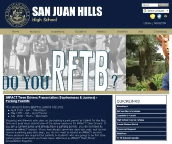 SJHHS.org(San Juan Hills High School) Screenshot