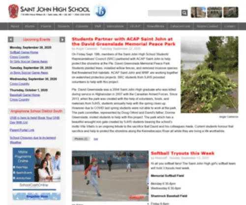 Sjhigh.ca(Saint John High School) Screenshot