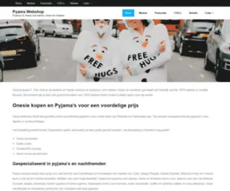 Sjiekebiele.be(Pyama Webshop) Screenshot