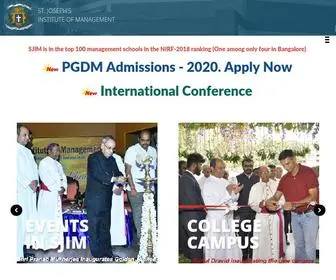 Sjim.edu.in(Top MBA & PGDM Colleges in Bangalore) Screenshot