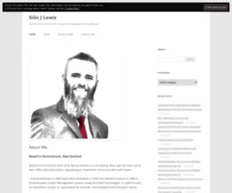 Sjlewis.com(Siôn J Lewis) Screenshot